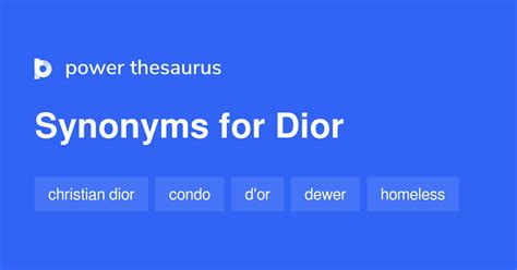 dior synonyms